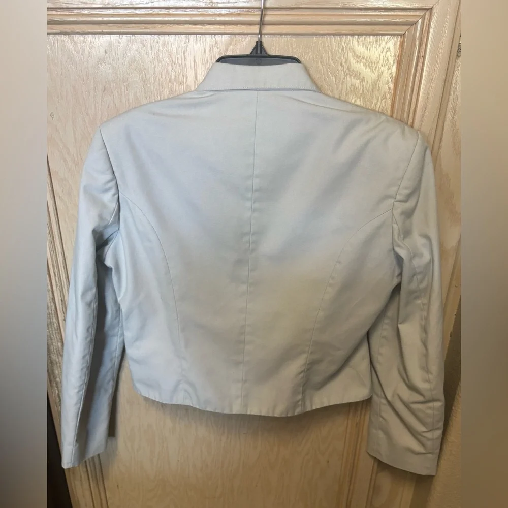 Vintage Northwest Airlines Stewardess Jacket‎ Sz 6R Disney Gray Gold